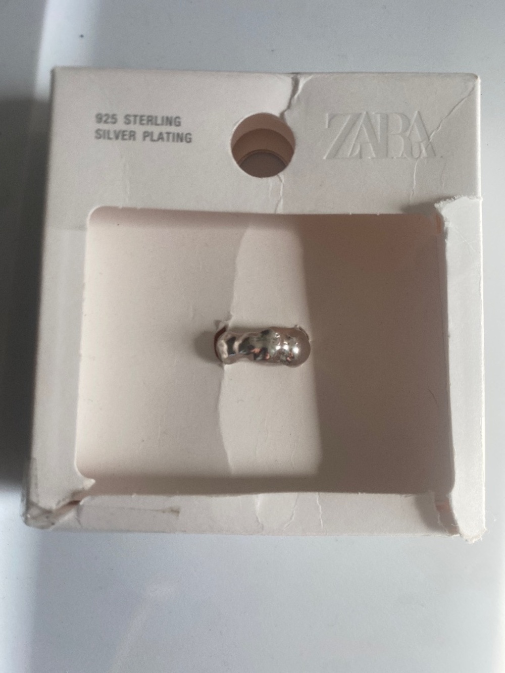 NWT Zara Silver Plated Ring